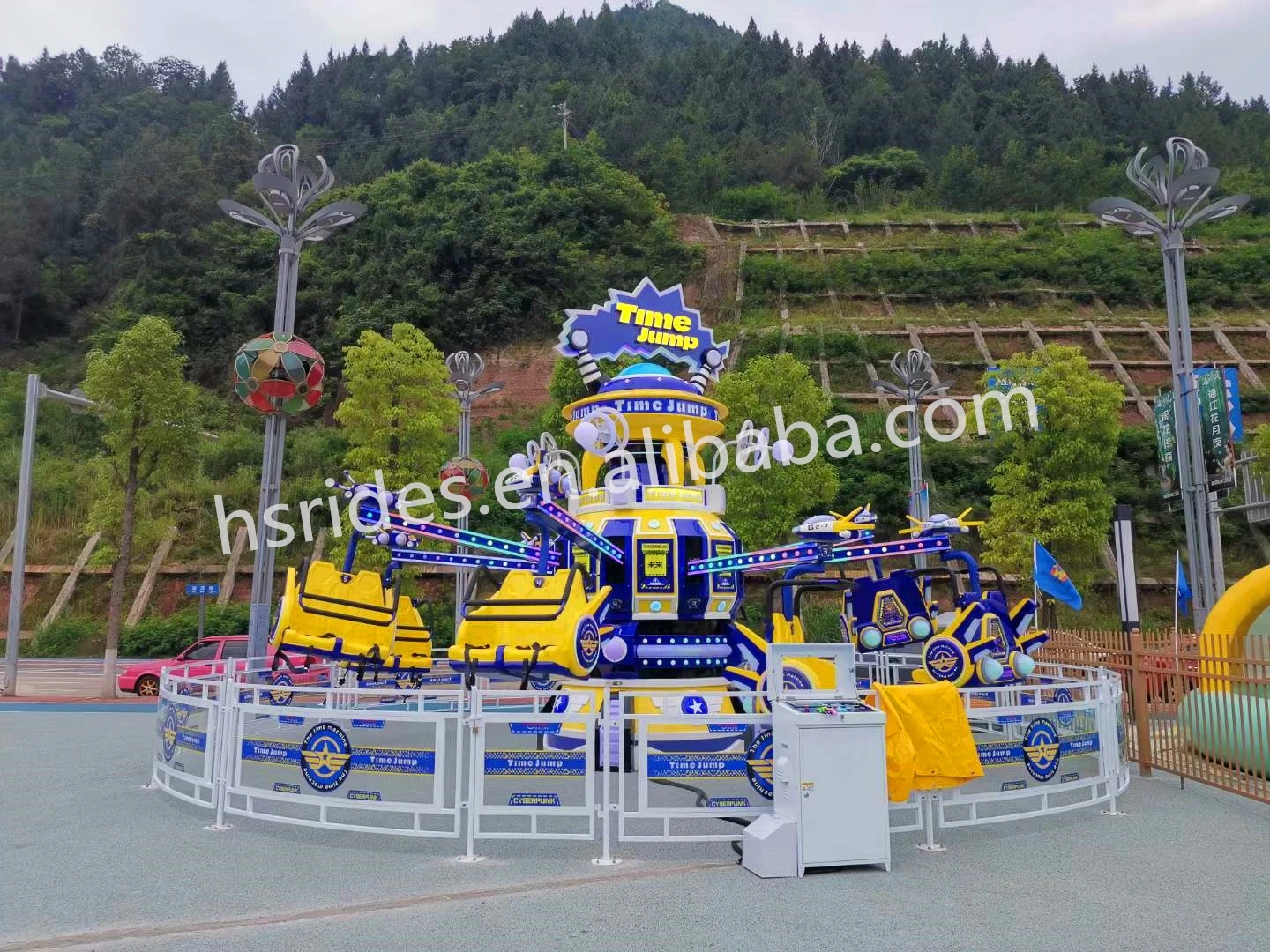 Amusement Playground Swing Rides Time Jumping kidie rides