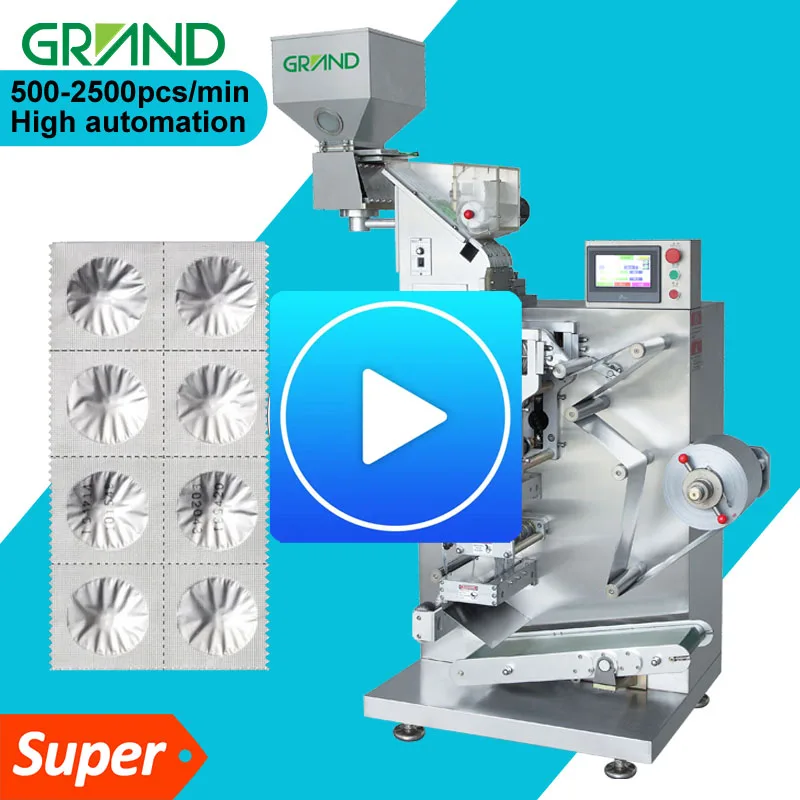 Automatic capsule and tablet Double Aluminum sealing packing machine