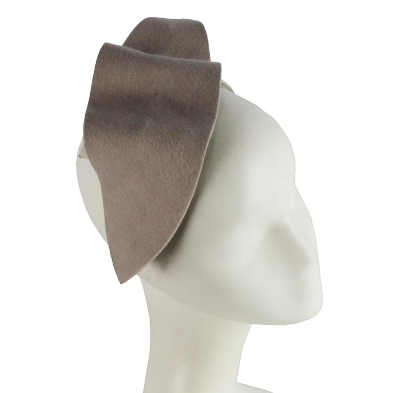 Женская шерстяная Вуалетка с цветами, головной убор с розой, повязка на голову для церкви, коктейльных вечеринок, платье