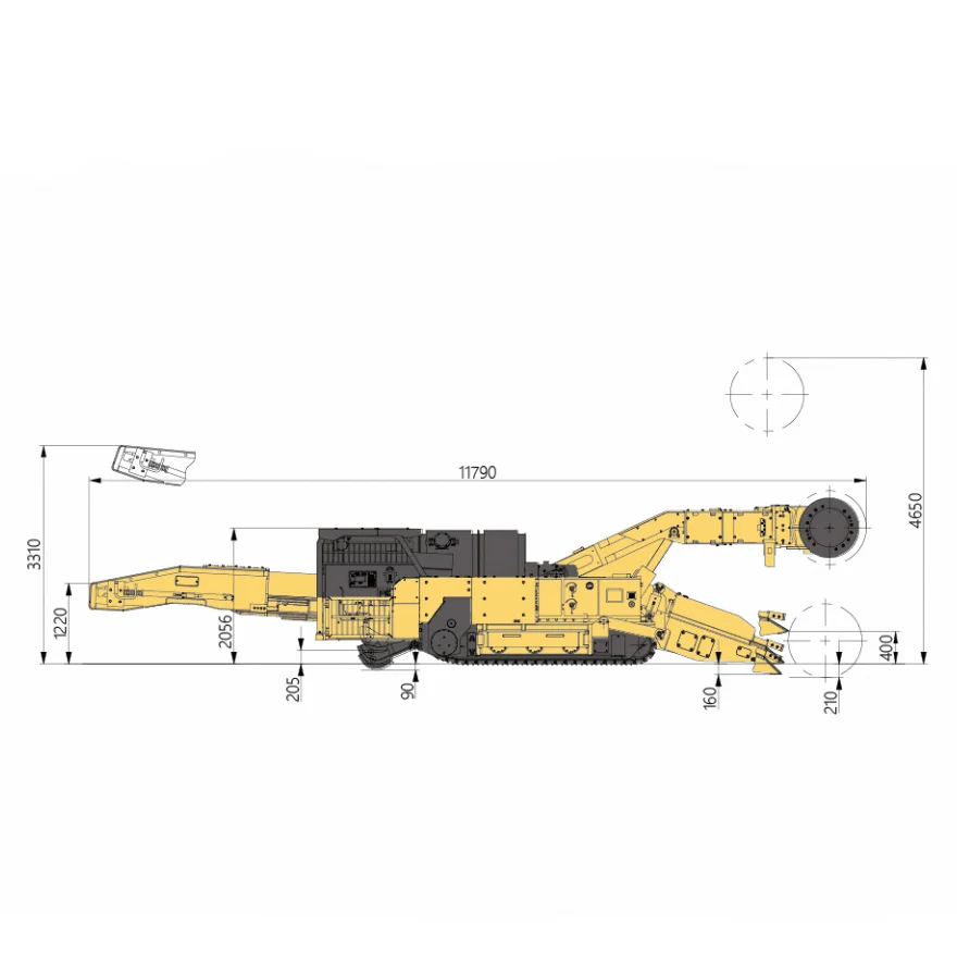 Cummins Generator EML360 Vertical Coal Mine Drilling Rig Tunnel Boring Machine Horizontal Rock Cantilever Roadheader Pump Core