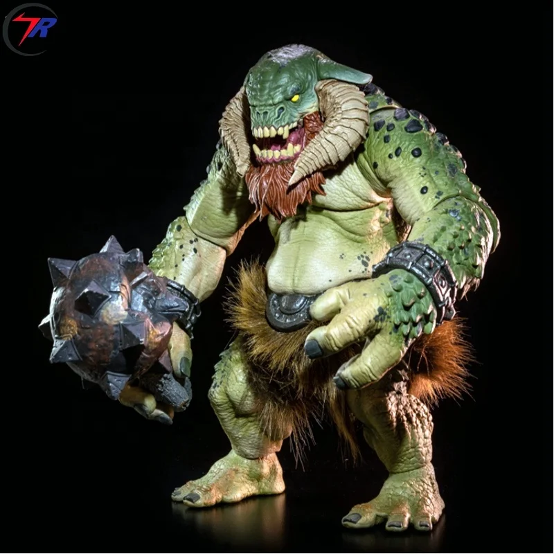 Game oracle war monster with hammer resin sculpture toy collection decorative ornaments resin crafts
