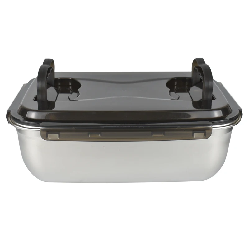 Large Eco Friendly 5.5 Liter Stainless Steel 304 Food Storage Container with Handle 185oz Kimchi Jar Storage