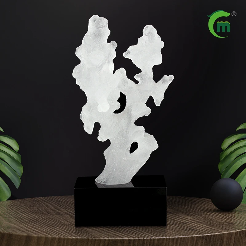 Hot sale Engraving Abstract Crafts for Murano Glass Home Decor and Office Decoration Art ornament