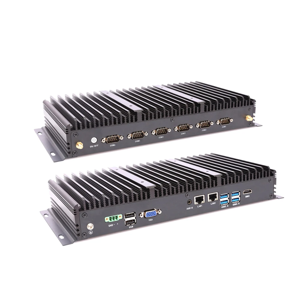 Micro Pc Mini Computer Intel Core I5 7200U 7th Gen Gpoi 2 Dual Lan 6 Usb Ubuntu Win 10 Fanless Mini Industrial Pc