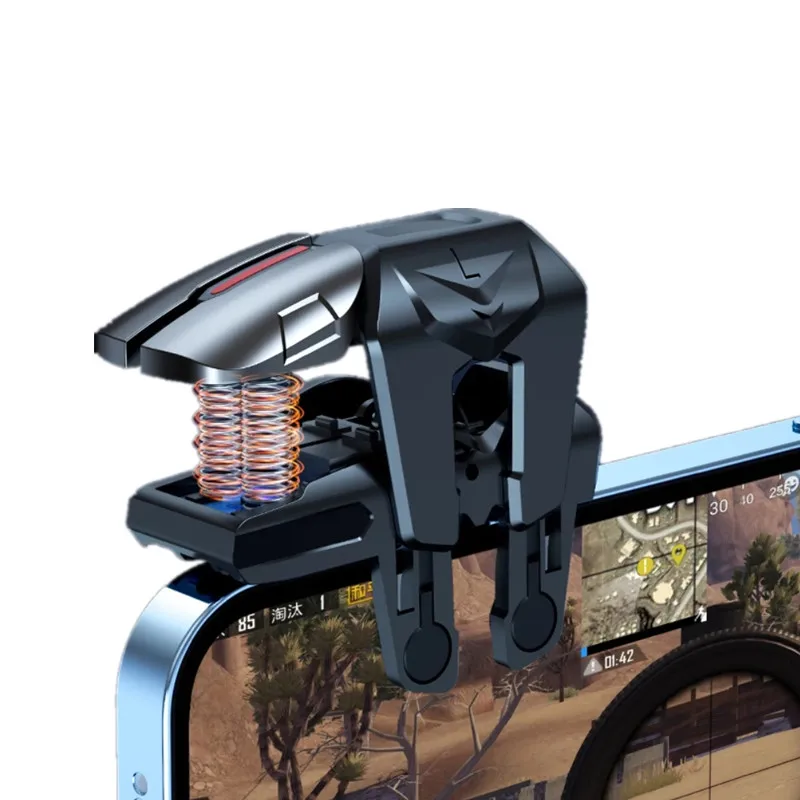 Mobile Game Trigger for PUBG Phone Gaming Controller Alloy Gamepad Joystick Aim Shooting L1R1 Key Button for Mobile Phone