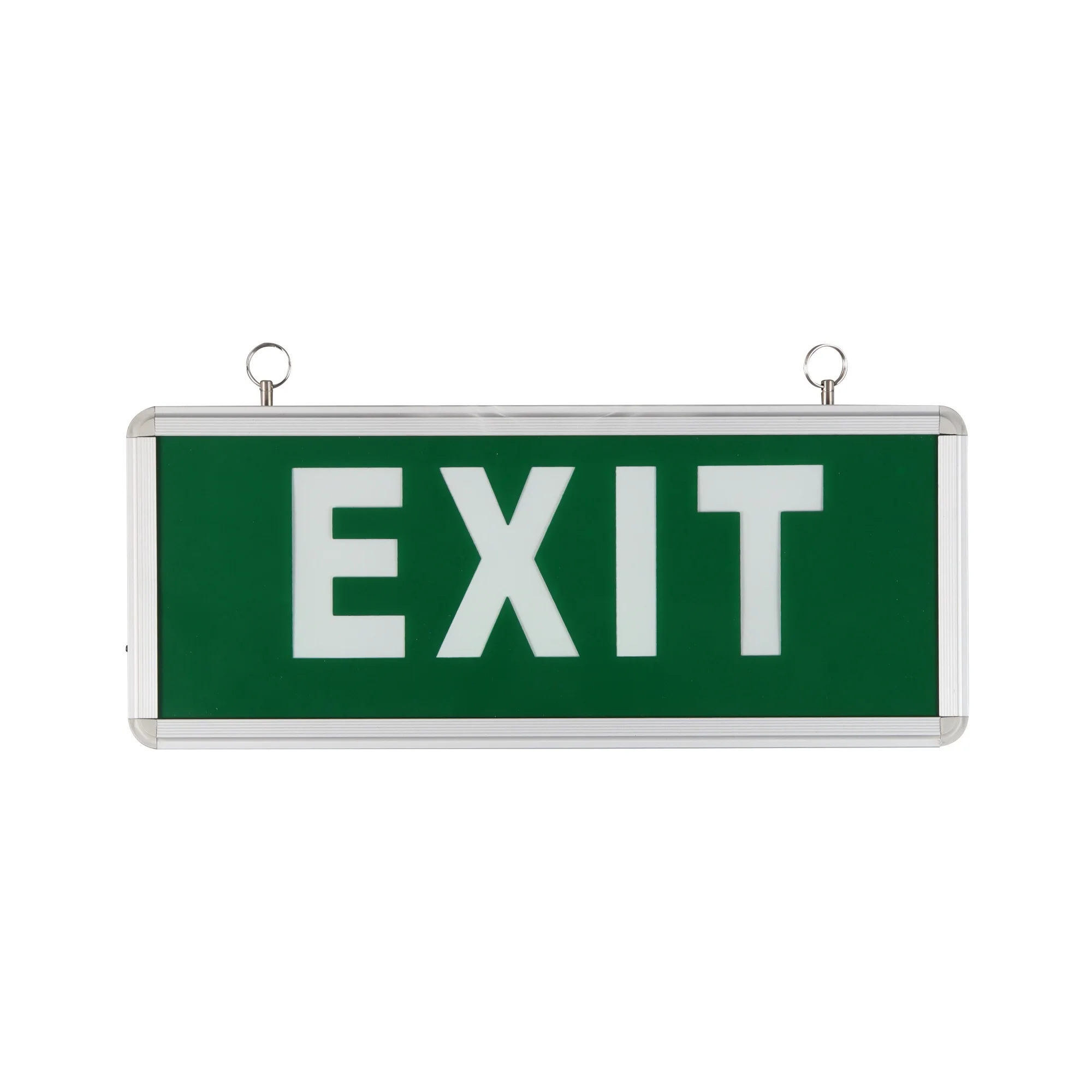 Luminescent Green Photoluminescent Directional Exit Signs Emergency Lighting For Safety