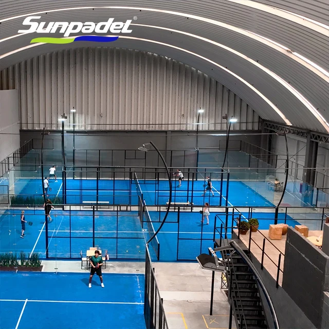 Sunpadel Reliable Manufacturer Professional New Type Outdoor Indoor Sports Padel Panoramic Court Tent Cover