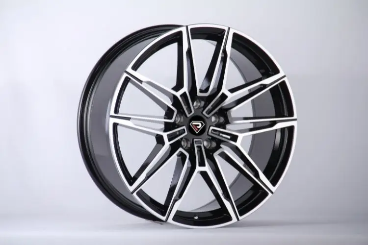 WHEELSHOME REP 7106 New M4 19inch rims Multi-V shape spokes Gunmetal Machined Face Alloy wheels
