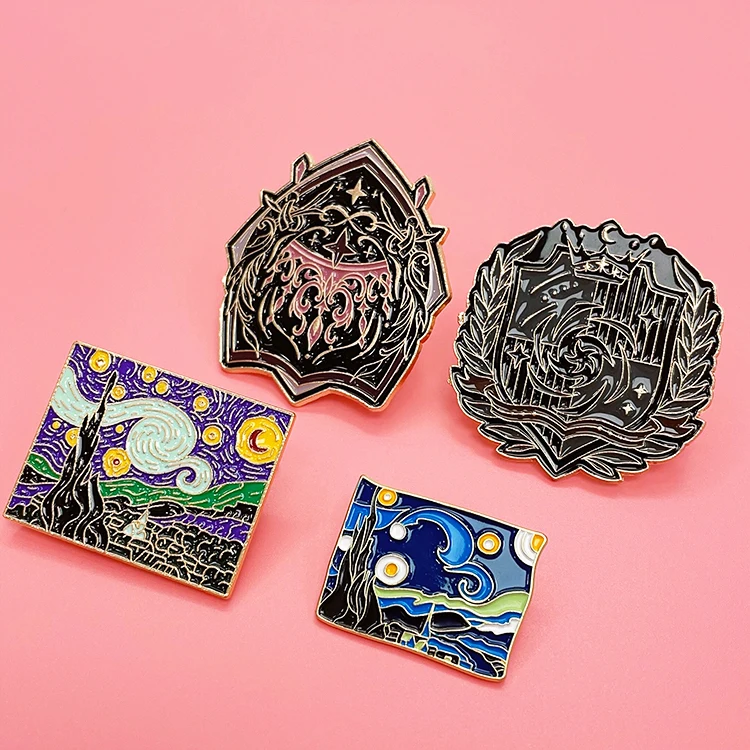 Custom Made Metal Hard Enamel Pins Metal Crafts Sets Customized logo Manufacturer Soft Enamel Lapel Pin Badges