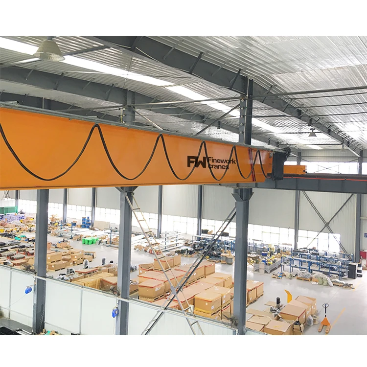 Low price 2ton 3.2 ton bridge overhead crane euro style single girder overhead crane