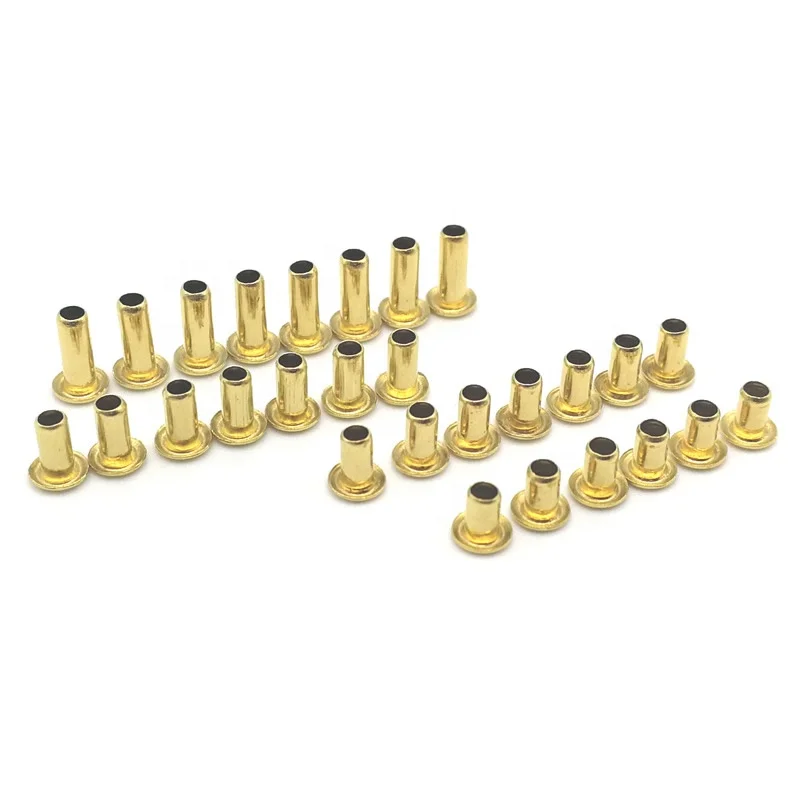 brass ROHS pcb buttons rivets