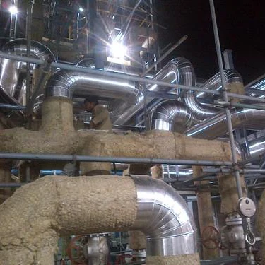 55mm Rock Wool Insulation 130kg M3 Density 150-200kg Production Plant