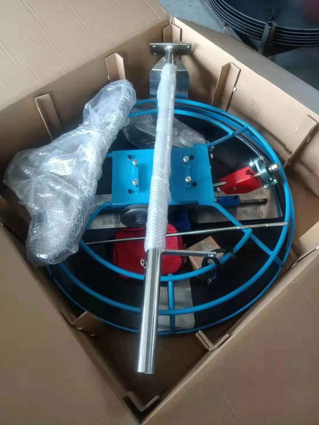 Formac Concrete Cement Gasoline Power Float Trowel Power Floater Machine Power Float Machine Concrete Trowel