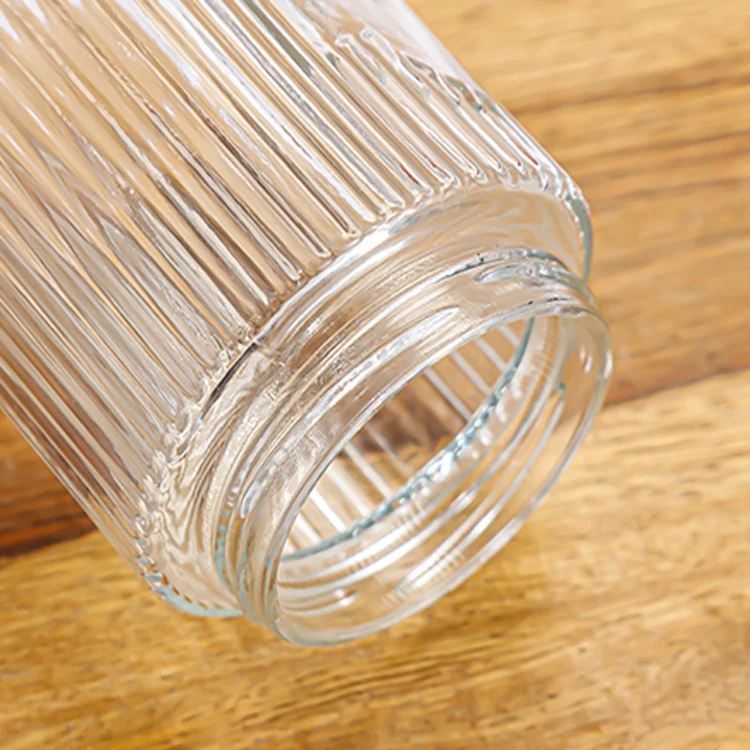 8 oz 16oz clear round food grade storage jam sauce canned pickle glass jar kitchen food containers