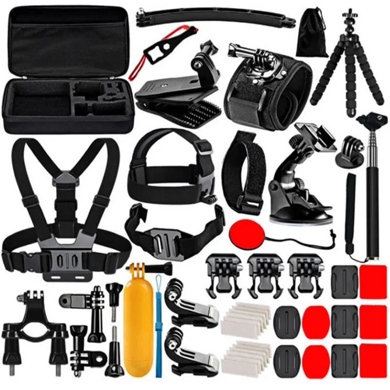 50 in 1 Action Camera Accessory Kit for GoPro Hero10/9/8/7/6/5/4, GoPro Max, GoPro Fusion, Insta360, DJI Osmo Action/Action 2