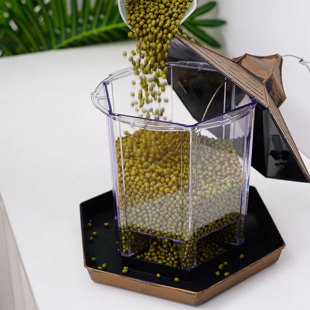 Bird Supplies Wholesale Hanging Large Capacity Parrot Hummingbird Outdoor Automatic Feeding Box