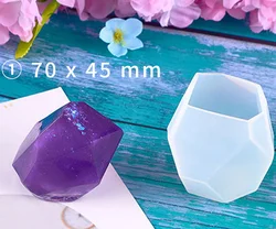 New Design DIY 3D Handmade Candle Aroma Stone Making Craft Jewelry Silicone Mold Stone Resin Epoxy Molds Silicone/