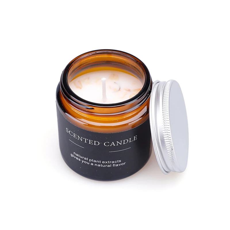 Wholesale Household Candle Hot-selling Luxury Gift Set Glass Candle Scented