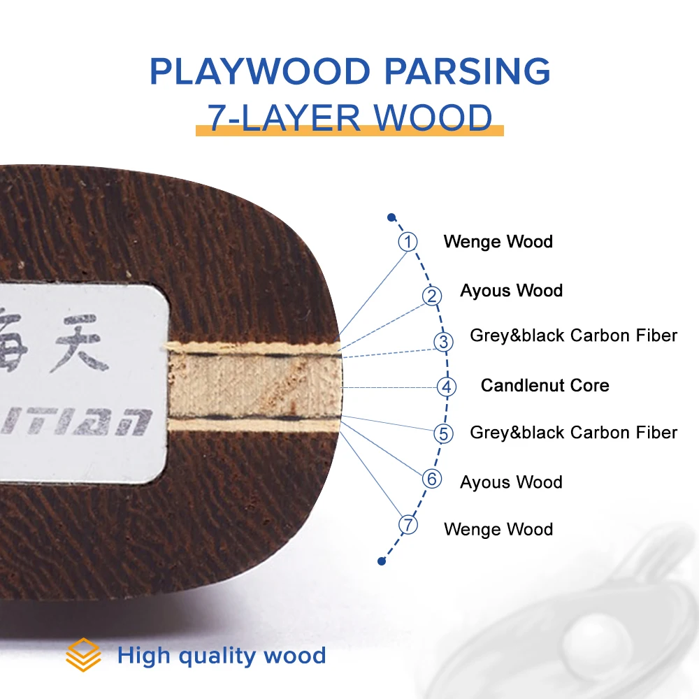 brown power professional grade straight horizontal racket table tennis board