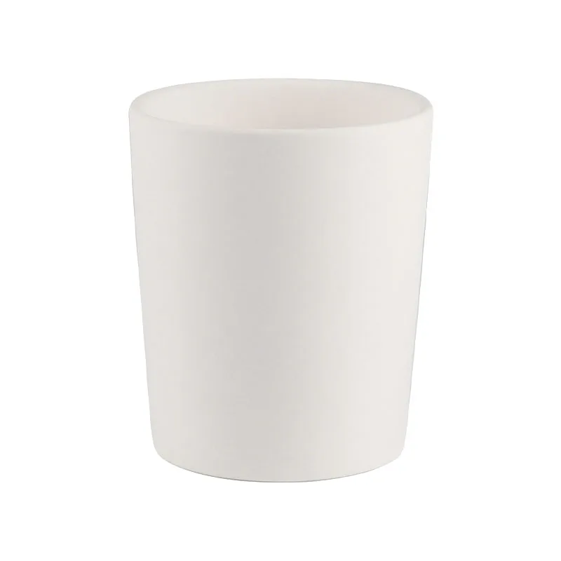 Wholesale In Bulk Home Decor Matte White Scented Candle Jar Porcelain Candle Holders