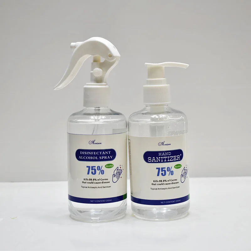 Южная Корея 300 мл спиртовой гель Мгновенное дезинфицирующее средство для рук карманный логотип низкий минимальный объем быстросохнущее на основе