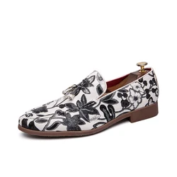 Classic Men Dress Shoes Cow Suede Formal Oxfords Fashion Casual Business Suit Office Leather Shoes White Wedding Shoes