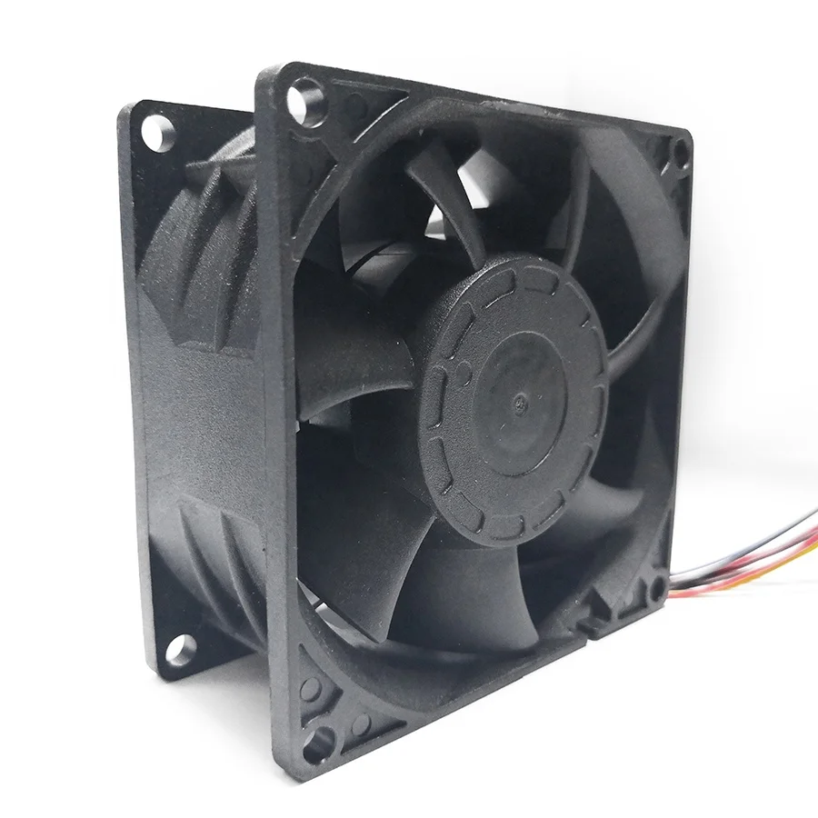 
High RPM DC Exhaust Fan 80x80x38mm Household Appliance 12v DC Ventilation Fan 12V DC Radiator Cooling Fan 