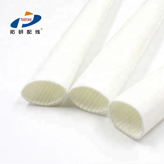 insulation tube ROHS certificated silicone fiberglass sleeveing