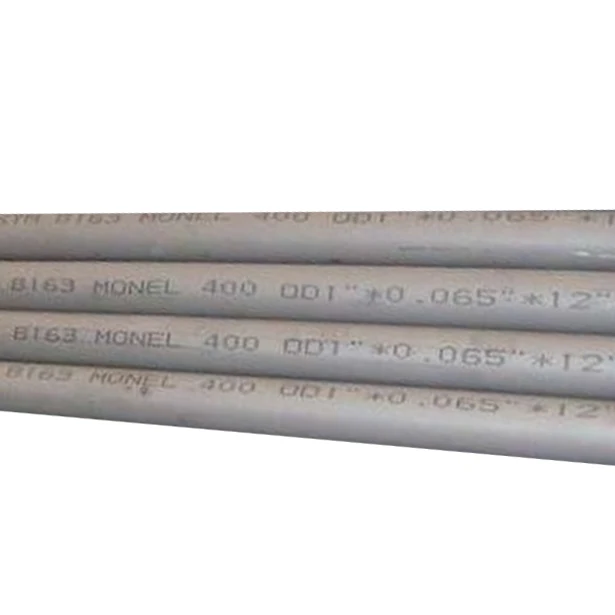 ASTM B163 Бесшовные трубы UNS N04400 Бесшовные сварные стальные трубы Теплообменники Конденсаторы Промышленные стальные трубы