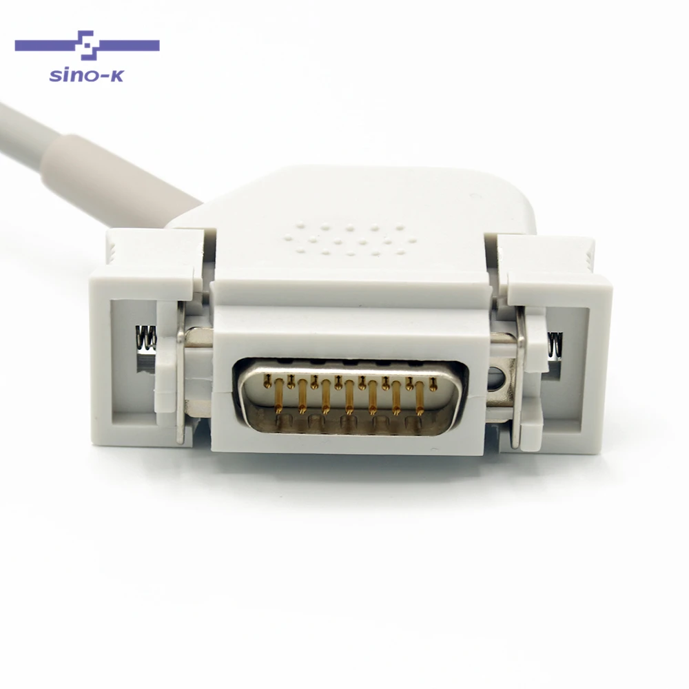 Hellige/Siemens EKG cable, 10 leads, IEC, Din3.0