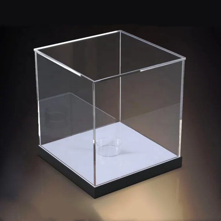 EXCEL Wholesale Football Helmet Display Box Led Light Baseball Hat Case Display Protector