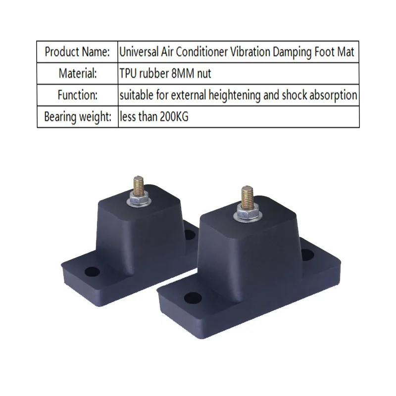 High quality Air conditioner parts bracket outdoor unit shock-absorbing rubber pad bushes