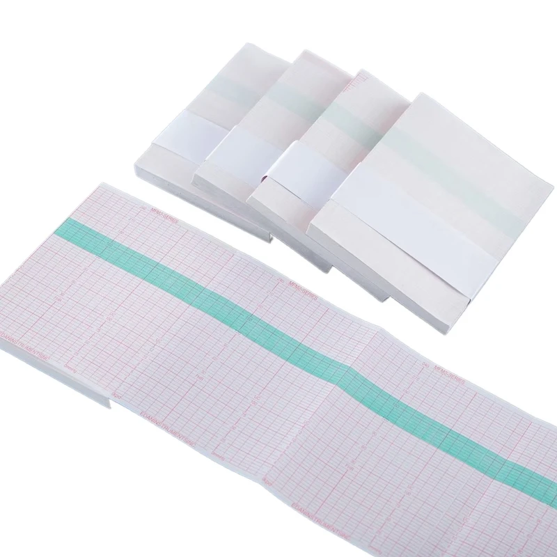 Hospital ECG printer 110mmx20m, 80mmx20m, 210mmx20m thermal ECG Paper