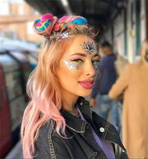 Стразы Rave Gem, блестящие украшения для лица, кристаллы, глаза на день рождения, Временные татуировки, наклейки для музыкального фестиваля, вечеринки