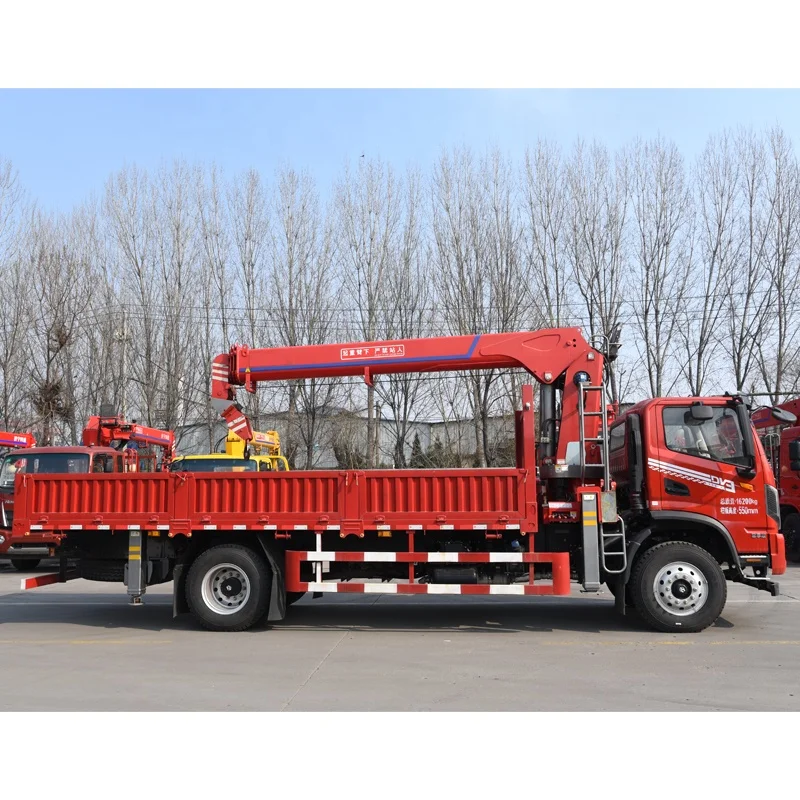 Factory Price 8 Ton 10 Ton 12 Ton 14 Ton Hydraulic Mini Telescopic Truck Mounted Cranes 8t Manipulator for Sale