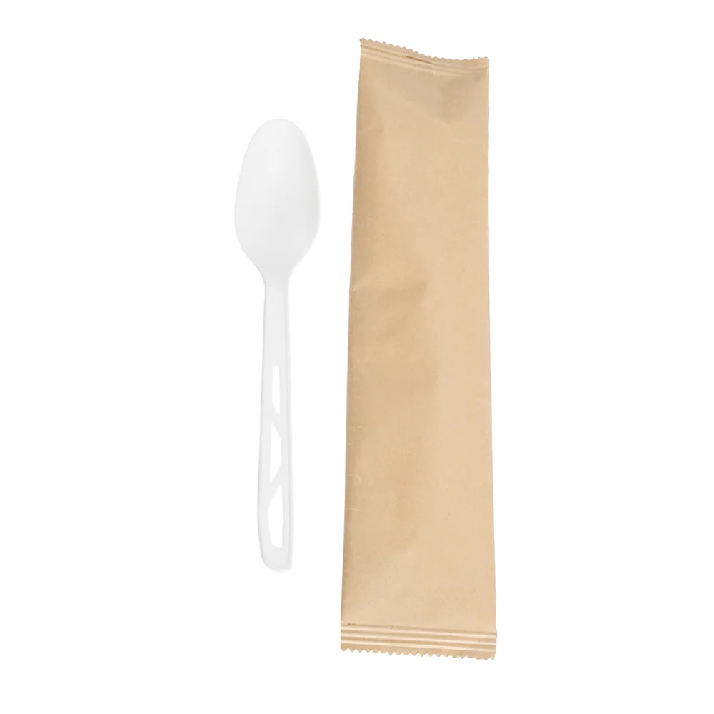 Food Grade ECO Friendly PLA Recyclable Custom Logo Biodegradable Disposable Cutlery Knife and Fork
