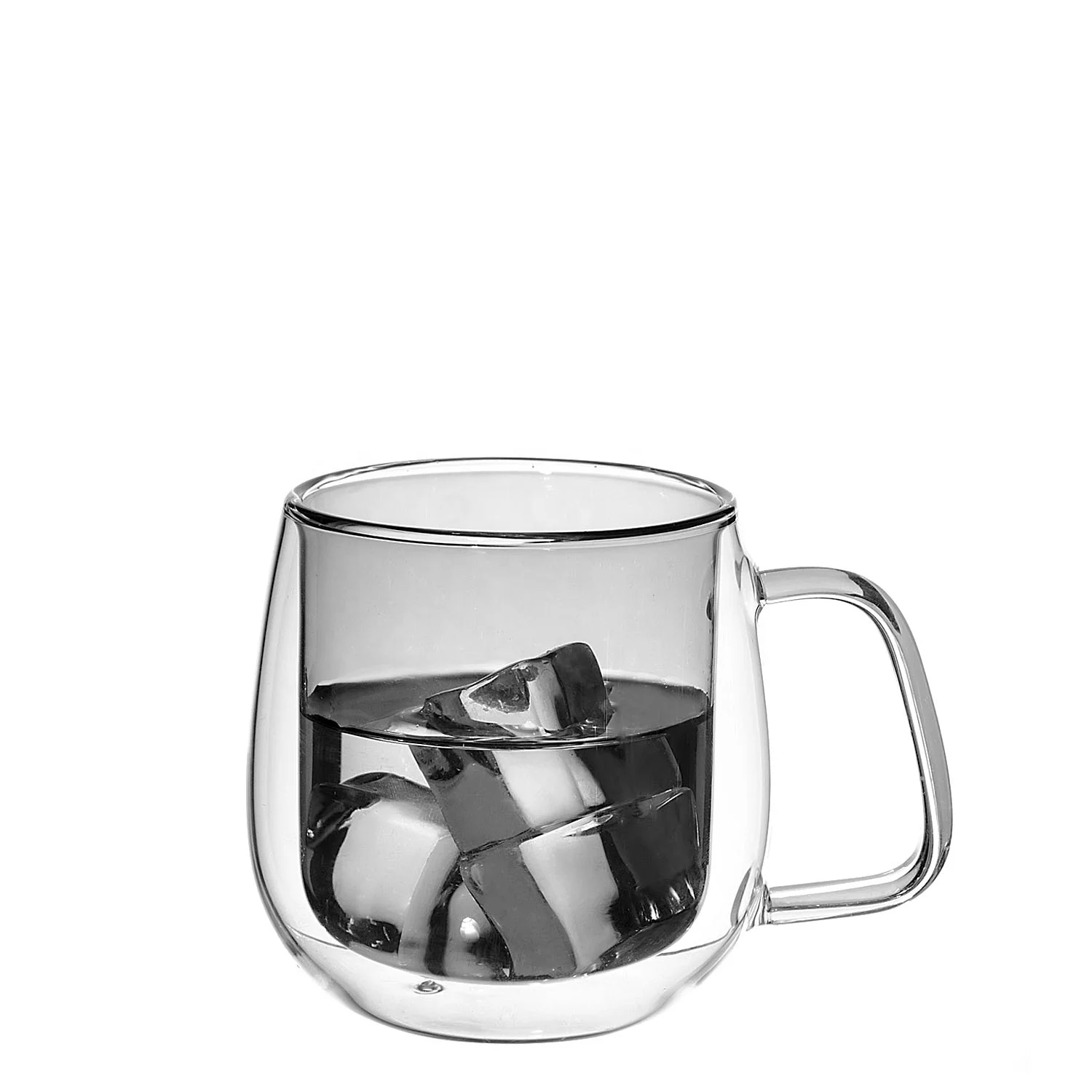 Оптовая продажа ручная работа термостойкая стеклянная чашка с двойными стенками для питья чая и