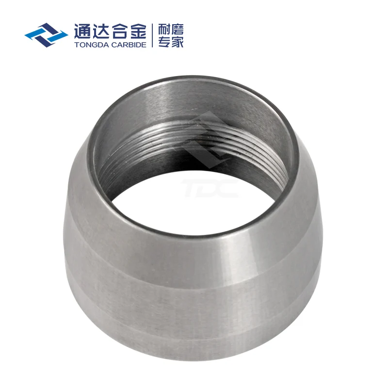 Cemented carbide for MWD/LWD nose cap 650/1200  left threaded with high corrosion tungsten carbide material down hole tools
