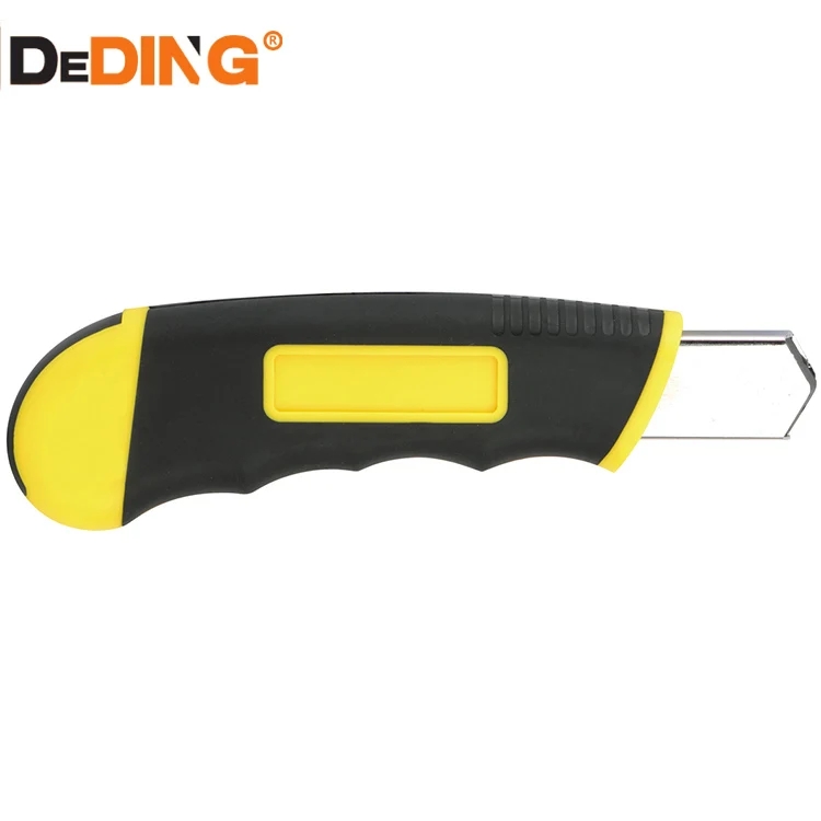 Utility Knife Box Cutter replceable Safe lock  Heavy Duty utility knife with blade storage slot