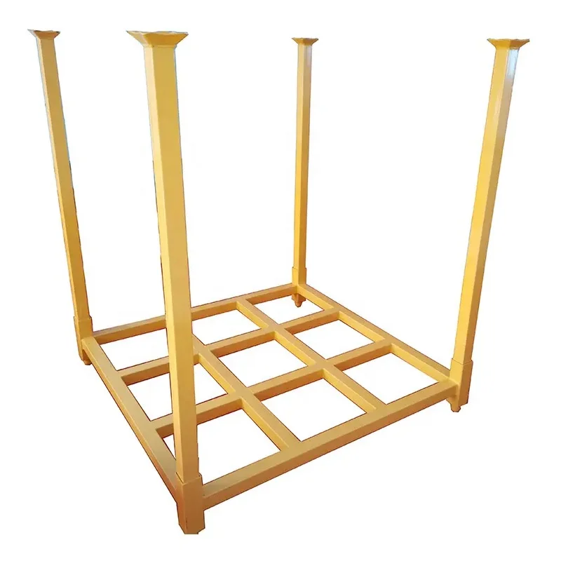 3000kg Heavy Duty Carpet Roll Warehouse Storage Collapsible Stacking Rack with Mesh Wall