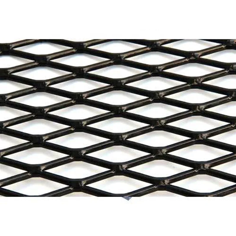 
3mm thickness black decorative aluminum expanded wire mesh for ceiling 