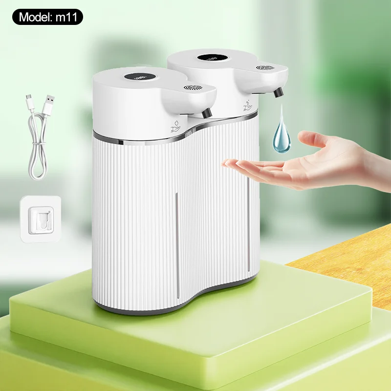 Infrared Motion Sensor Smart Liquid Hand Soap Dispenser Rechargeable Touchless Automatic Soap Dispenser for Kitchen Bathroom