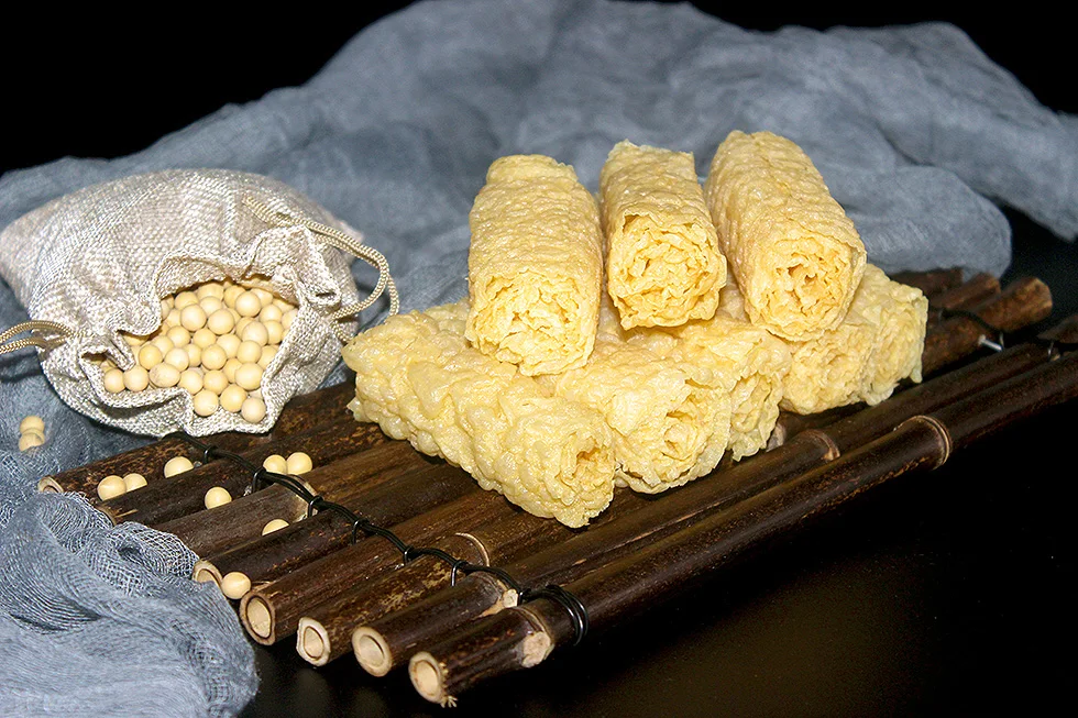 Hot Sale Healthy and No chemical seasoning Fresh customized  tofu skin sheets skin bean curd stick