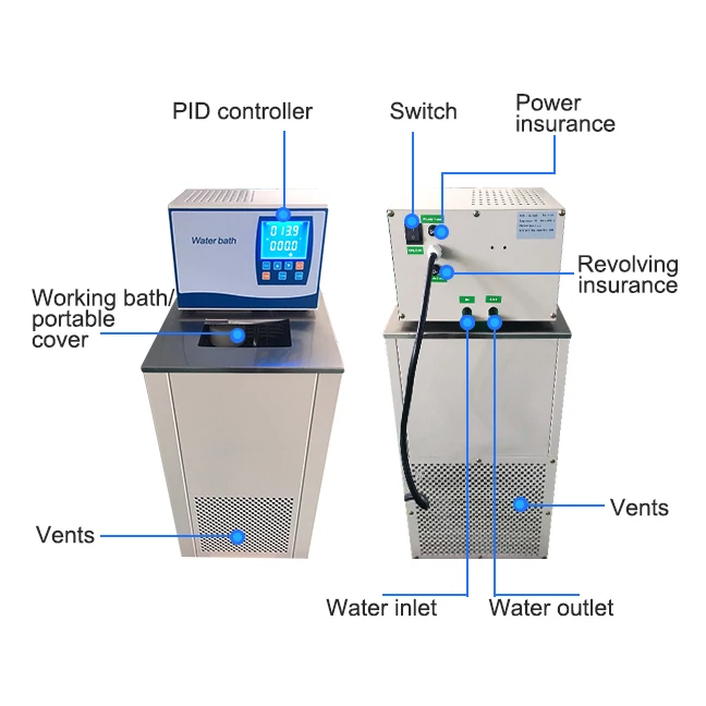 Cooling circulating chiller pool circulation chiller circulator chiller bath