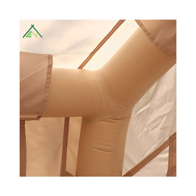 quick opening water outdoor silver air sealed led light Tipi ango air inflatable clamping tent