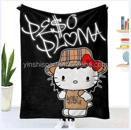 HOT Peso pluma nice Sublimation fleece travel throw blanket custom Printed blanket wholesales