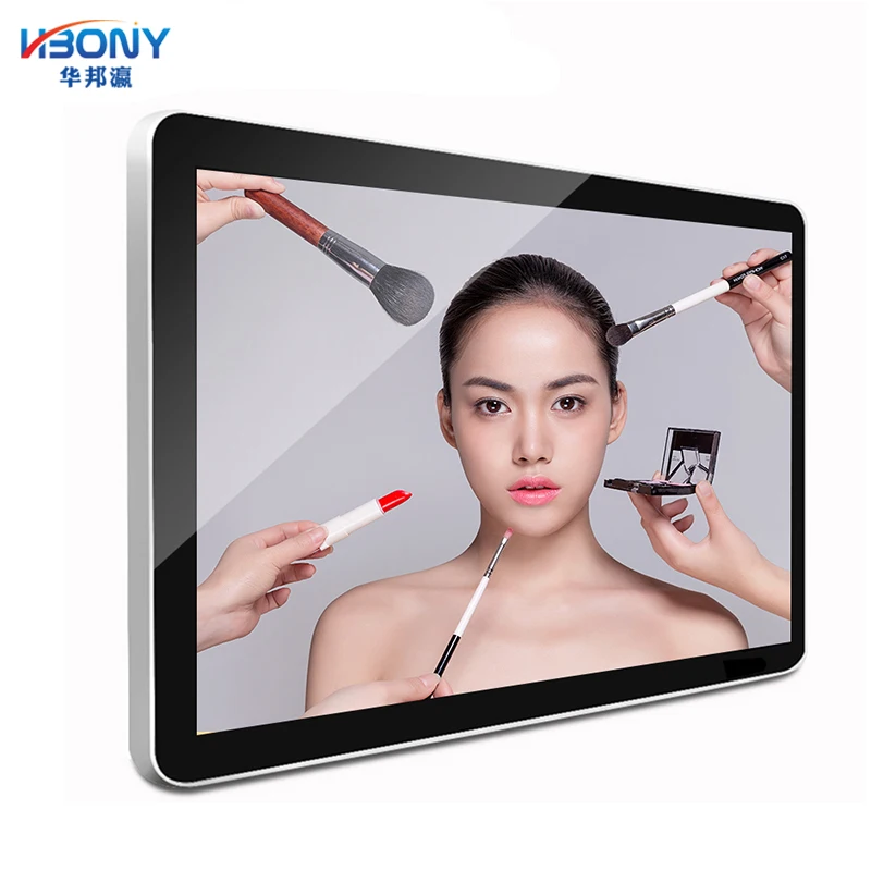 
PCAP touch 27 inch wifi speakers built in LCD screen touch panel displays 