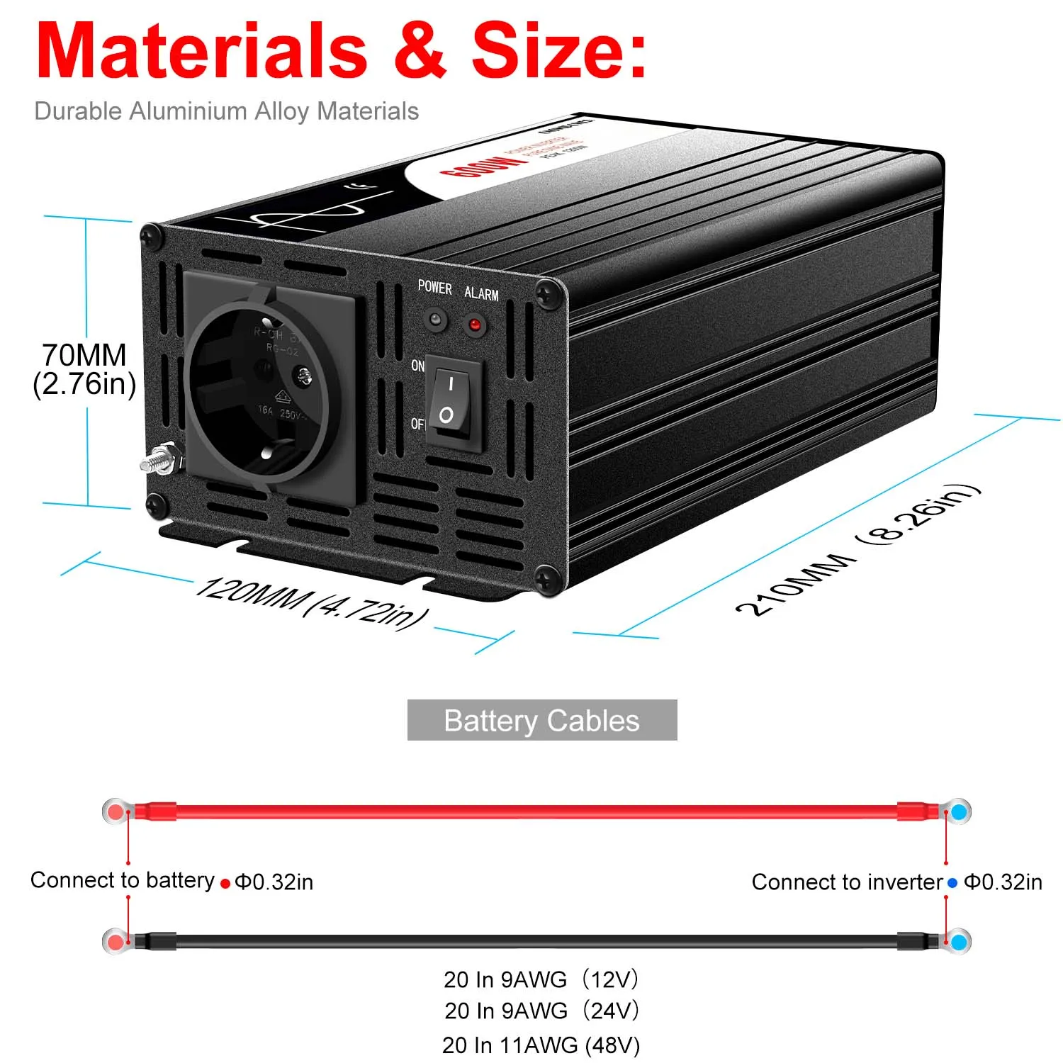 pure sine wave solar power inverter 2000w 12V/24V DC to AC 120V/220V with solar controller with bypass