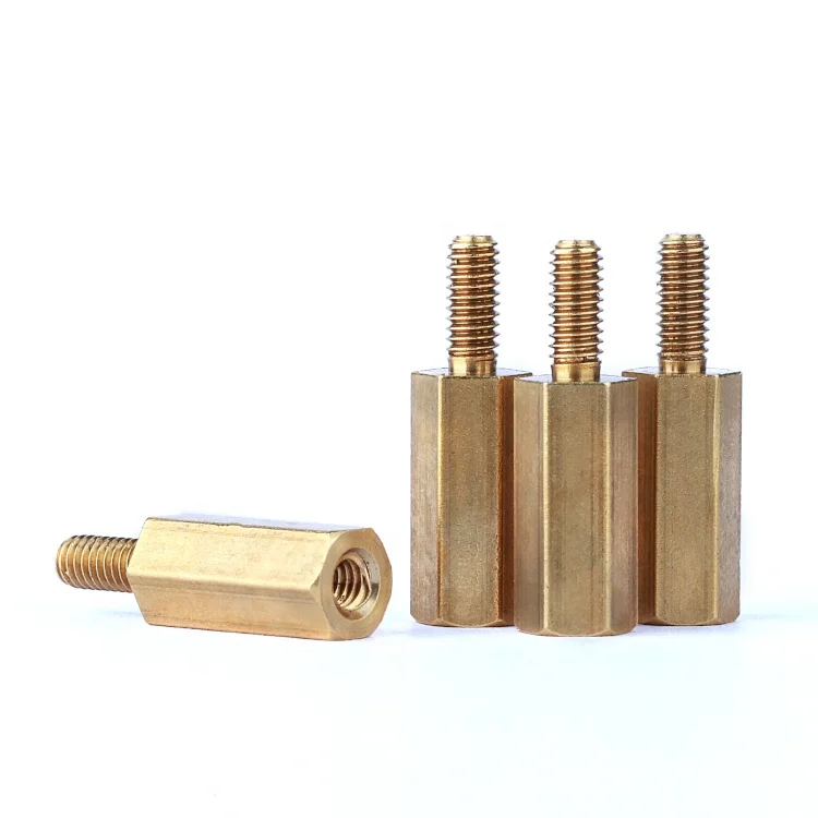 
High Quality M2.5 M3 M4 M5 Copper/Brass/Gold Plated Pillars Standoff Spacer 