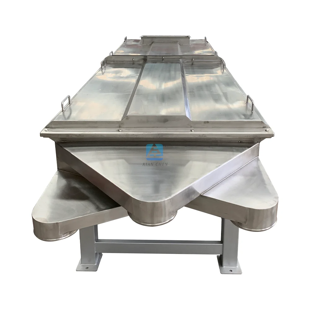 Linear Vibrating Separation Screen Straight Vibrating Screening Machine Sieve Vibrating Separator Factory Price Carbon Steel 512